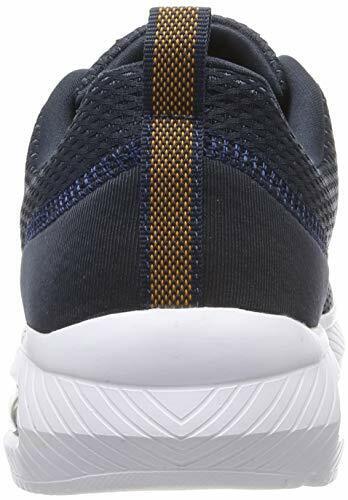 Skechers Dyna Air Navy Blue Mesh Lace Up Lightweight Memory Foam Trainers