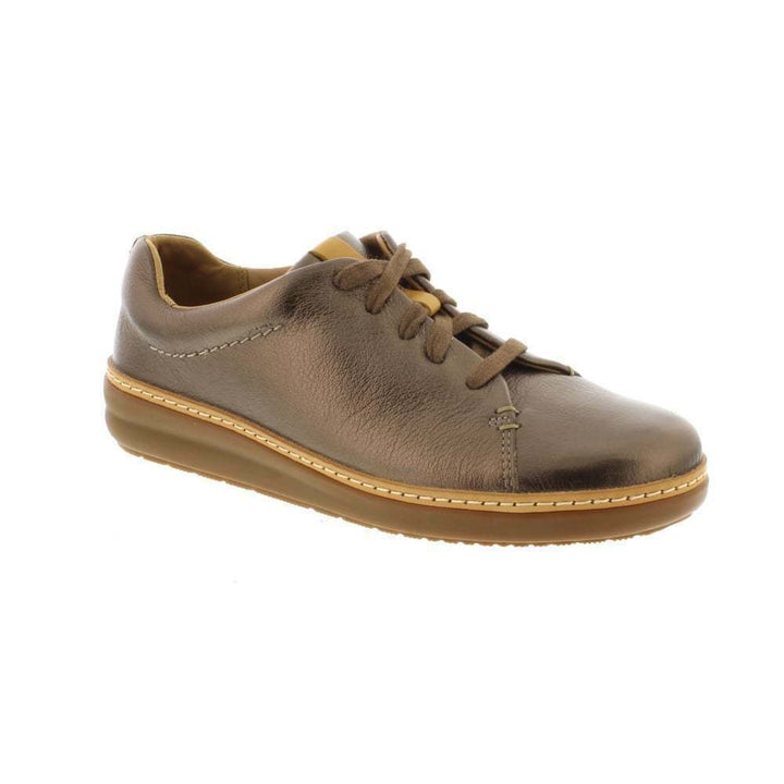 Clarks Artisan Amberlee Crest Bronze Womens Low Rise Casual Lace Up Trainers