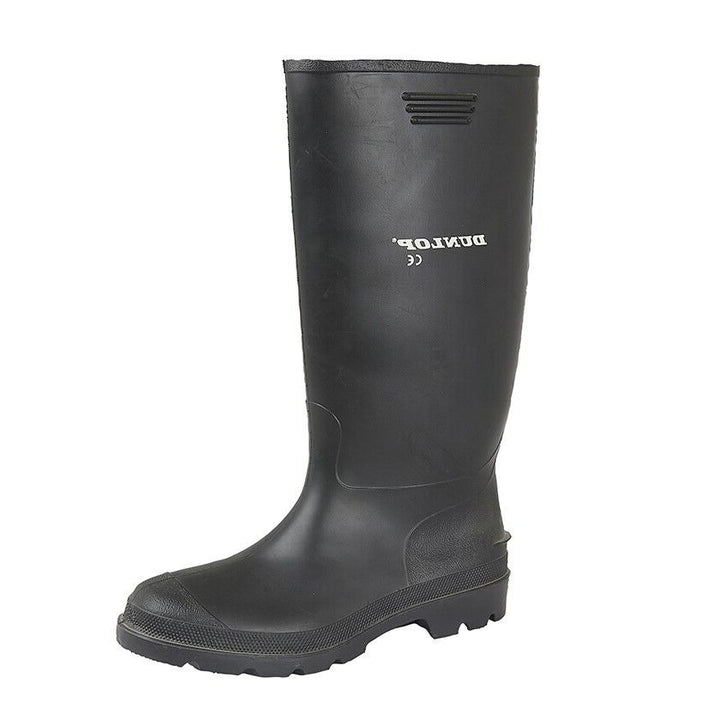 Dunlop Black Wellington Boots Knee High Wellies Waterproof Festival Pricemastor