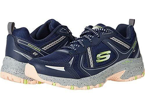 Skechers Hillcrest Vast Adventure Ladies Navy Memory Foam Lace Up Trainers