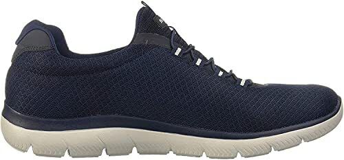 Skechers Summits Mens Bungee Elasticated Lace Navy Lightweight Machine Washable Trainers