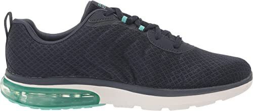 Skechers Dynamic Virtue Womens Memory Foam Navy/Turquoise Lace Up Mesh Trainers