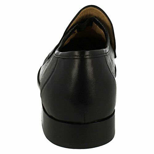 Thomas Blunt Baxter Mens Black Leather Loafer Moccasin Slip On Formal Shoes Size 5