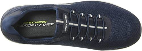 Skechers Summits Mens Bungee Elasticated Lace Navy Lightweight Machine Washable Trainers