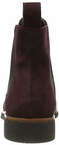 Clarks Griffin Plaza Womens Burgundy Red Suede Leather Elasticated Chelsea Boots