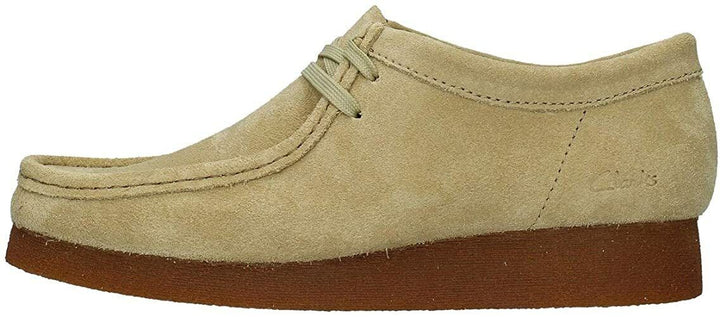 Clarks Originals Wallabee 2 Mens Maple Suede Lace Up Shoes Rubber Sole