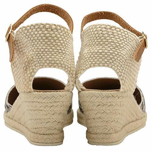 Ravel Etna Ladies Leopard Espadrille Wedge Suede Leather Sandals Cork & Buckle