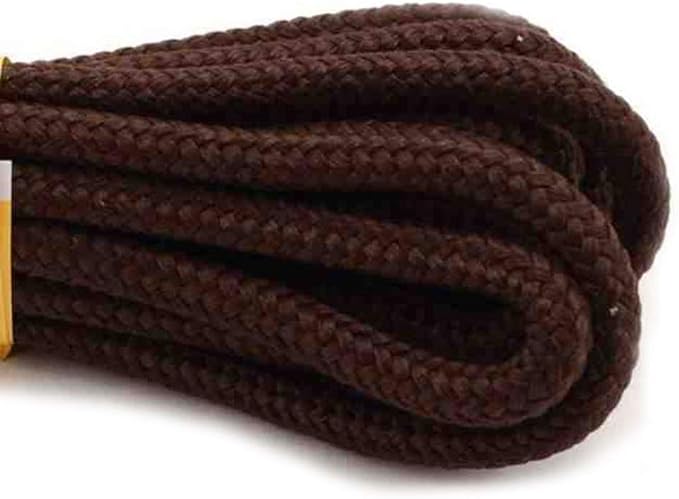 GRAFTERS 1 PAIR BROWN 90 CM REPLACEMENT ROUND STRONG SHOE LACES FOR 6 - 7 EYELET BOOTS