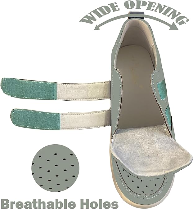 Dr Keller Jane Ladies Green Double Strap Perforated Light Weight Casual Shoes