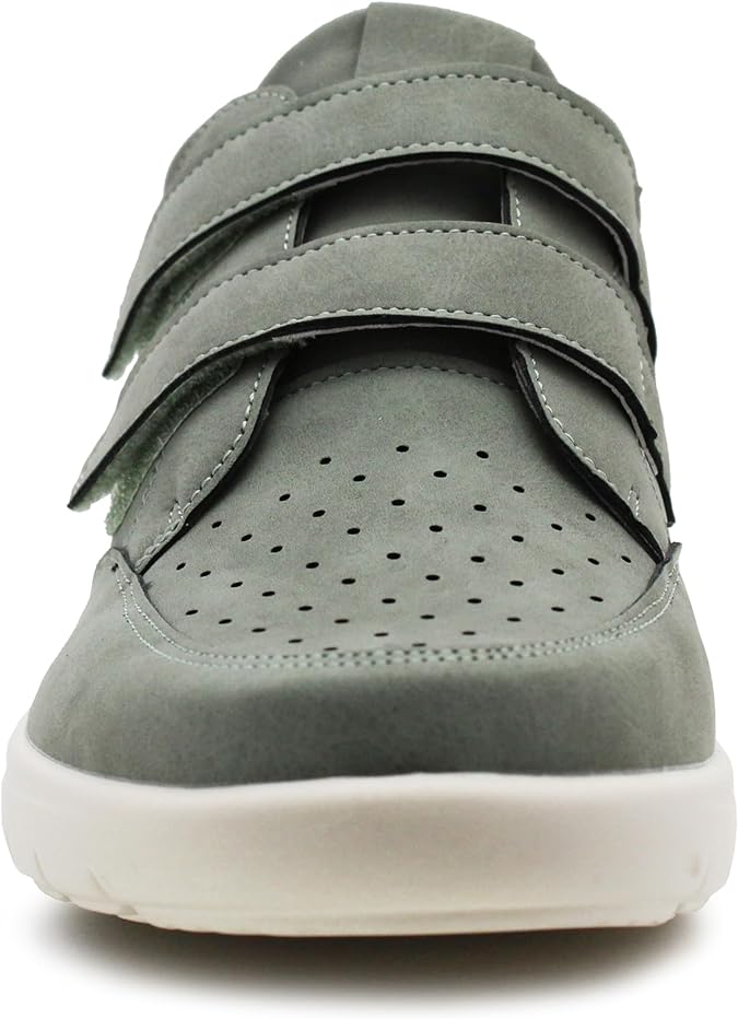 Dr Keller Jane Ladies Green Double Strap Perforated Light Weight Casual Shoes