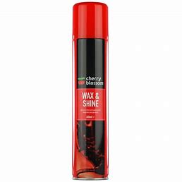 Cherry Blossom Premium Wax & Shine Neutral Leather Shoes Boot Spray Polish 200ML