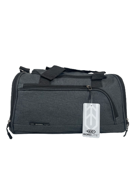 Bordlite Carry on 40x25x20cm Flight Cabin Travel Holdall Weekend Sports Bag Dark Grey