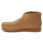 CLARKS ORIGINALS WALLABEE EVO MENS DARK SAND SUEDE WALLABEE BOOT LACE UP SQUARE TOE RUBBER SOLE