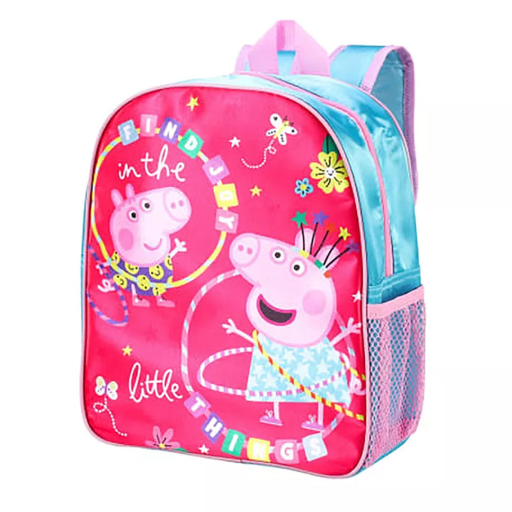 Peppa Pig Find Joy Backpack Children Girls Boys Toddlers Character Nursery School Bag Travel Rucksack