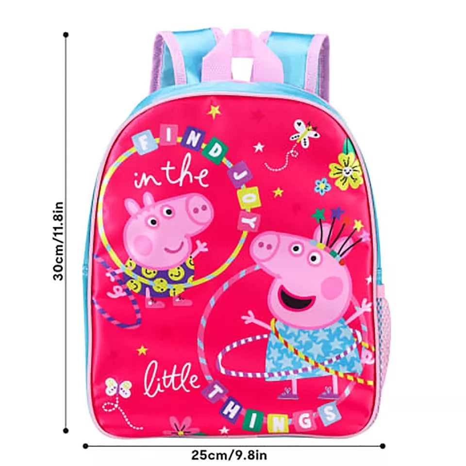 Peppa Pig Find Joy Backpack Children Girls Boys Toddlers Character Nursery School Bag Travel Rucksack