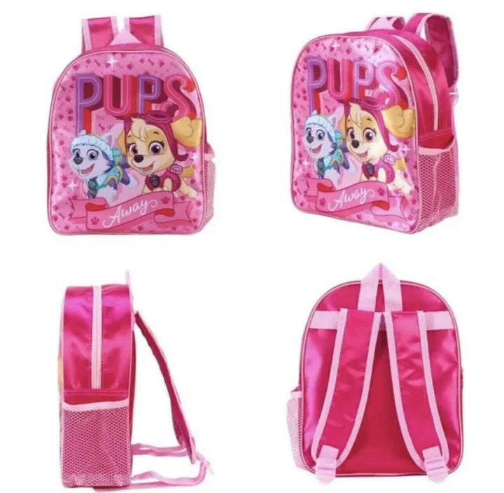 Paw Patrol Official Pups Away Skye Everest Childrens Girls Boys Backpack School Nursey Pink