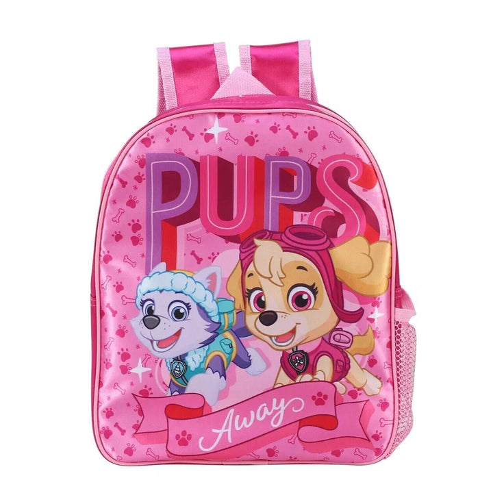 Paw Patrol Official Pups Away Skye Everest Childrens Girls Boys Backpack School Nursey Pink