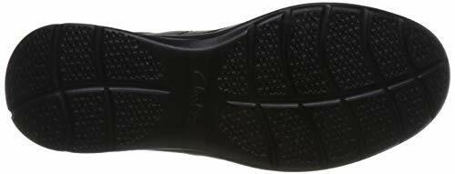 Clarks Cotrell Edge Mens Black Smooth Leather (G) Casual Lace Up Shoes