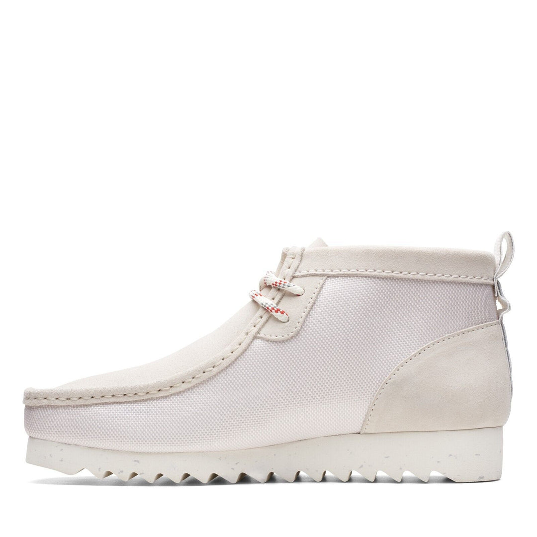 Clarks Originals Limited Edition Wallabee 2 Future Mens White Combi 2 Eyelet Lace Up Wallabee Boots