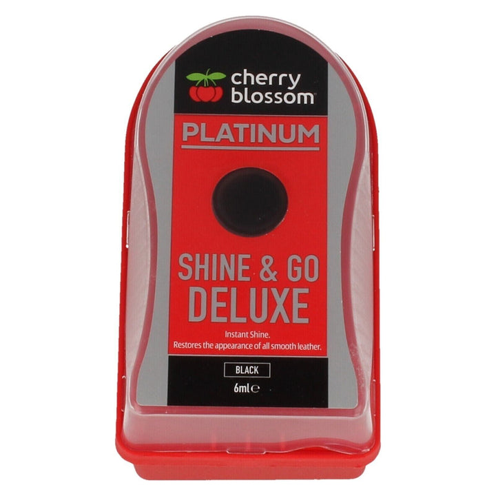 Cherry Blossom Shine & Go Deluxe Shoe Instant Polishing Sponge Travel 6ml (Black)